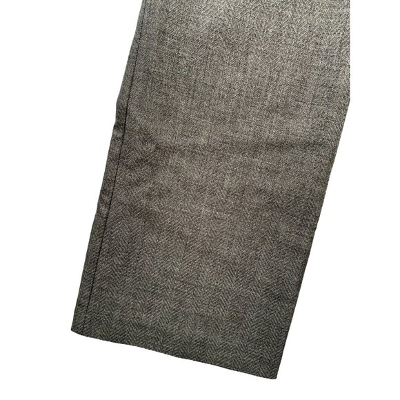 J. Jill Womens Herringbone Trousers Pants Size Brown 10 Career - Picture 6 of 10